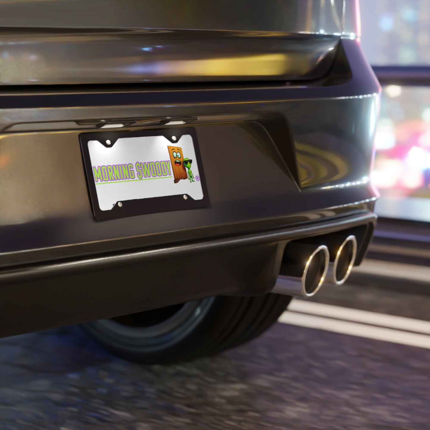 Morning $WOODY custom auto plate