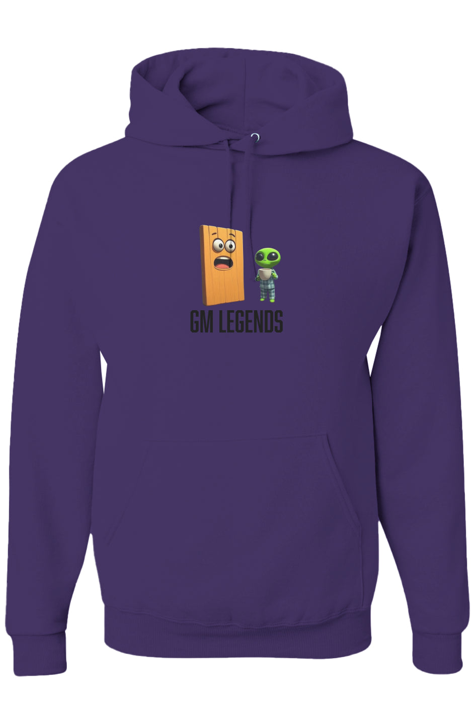 GM legends men's hoodie Black letters