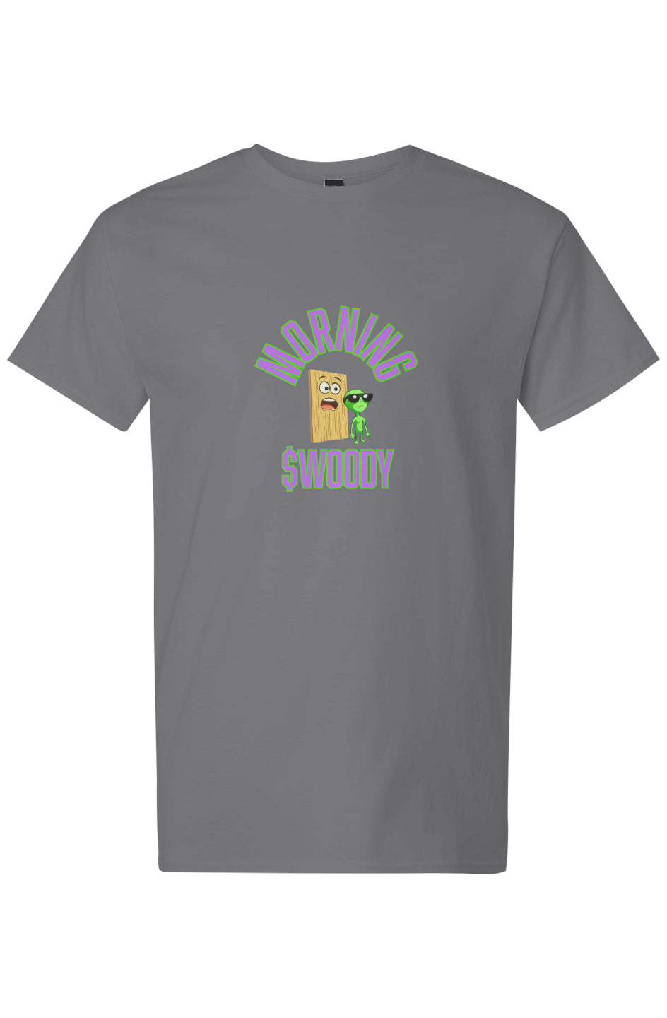 Mens Morning $WOODY Light Cotton Tee