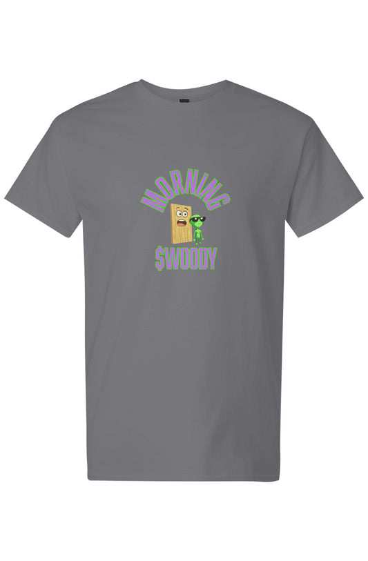Mens Morning $WOODY Light Cotton Tee