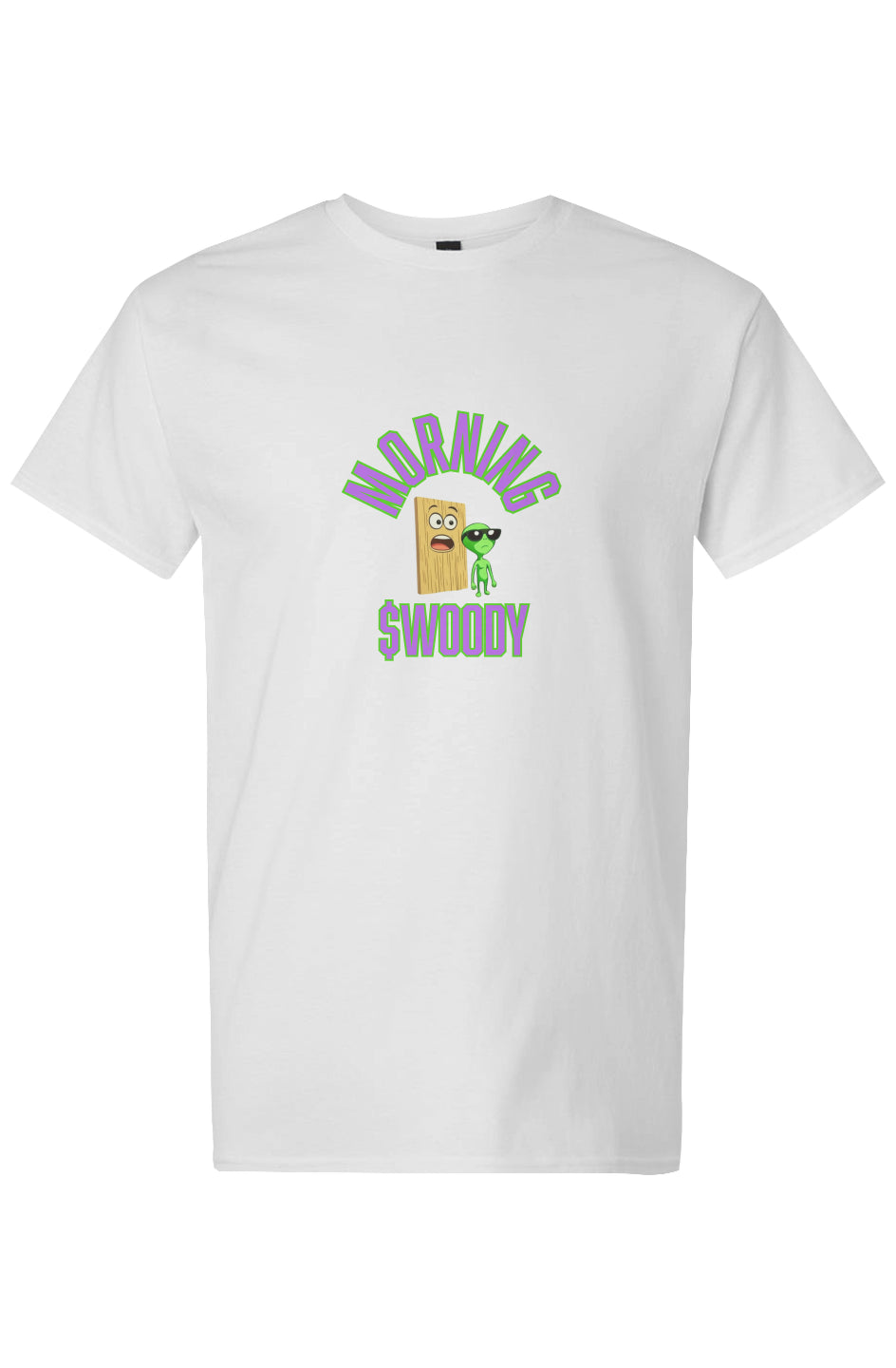 Mens Morning $WOODY Light Cotton Tee