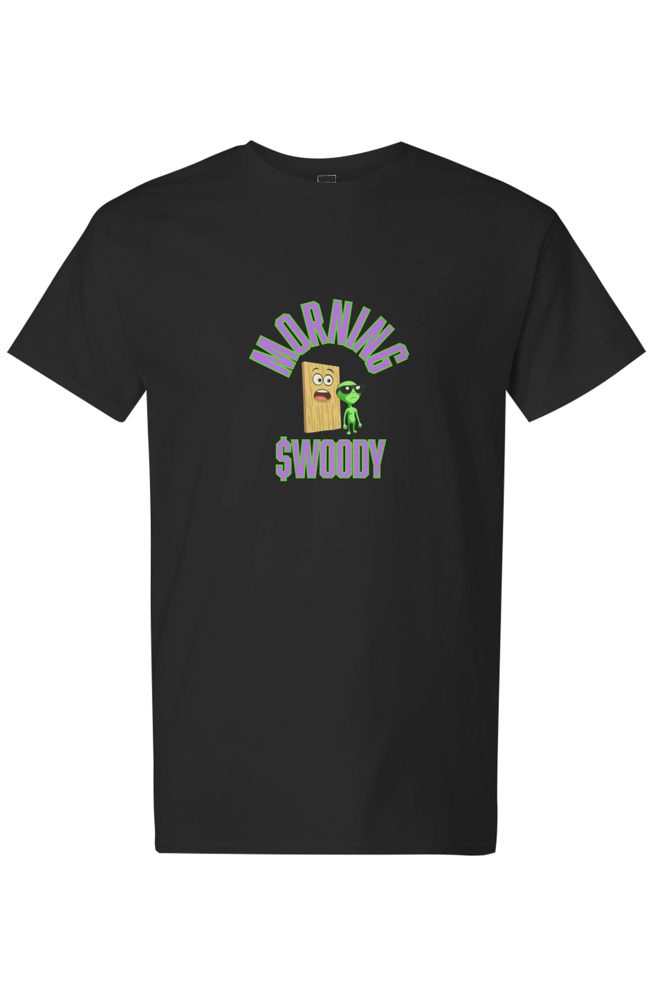 Mens Morning $WOODY Light Cotton Tee