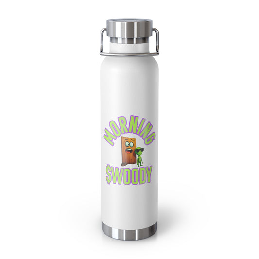 Morning $WOODY copper vacuum insulated water bottle
