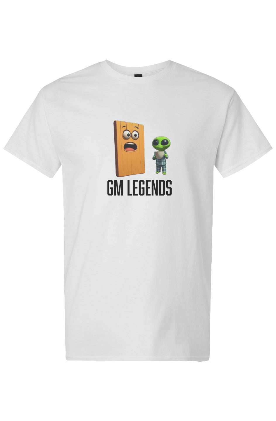 GM legends men's tee black letters 