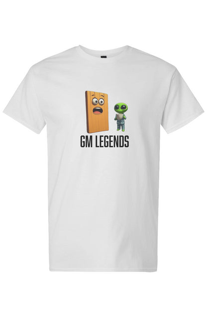 GM legends men's tee black letters 