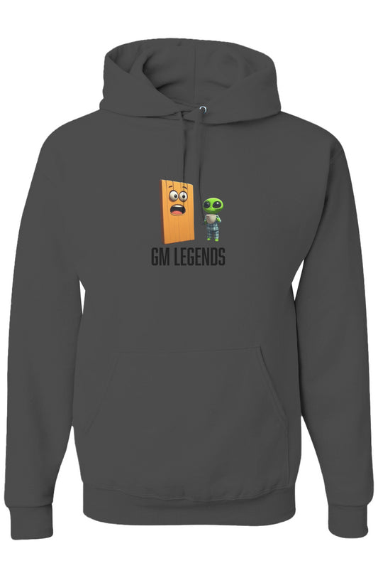 GM legends men's hoodie Black letters 