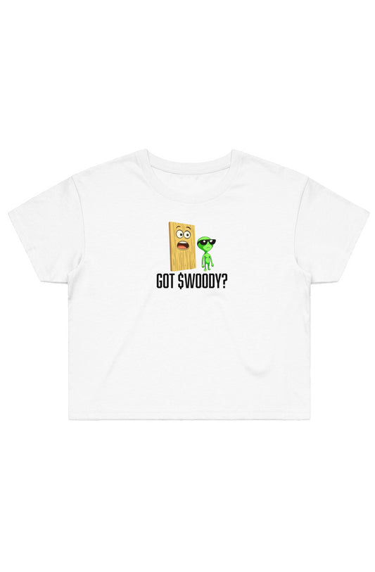 Street Crop Tee White 